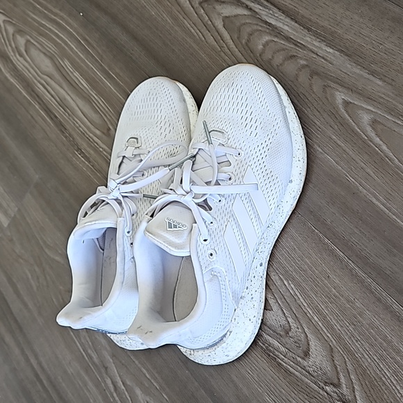 Adidas PureBoost 21 Primegreen Running Shoes White Size 6.5 - Picture 2 of 5